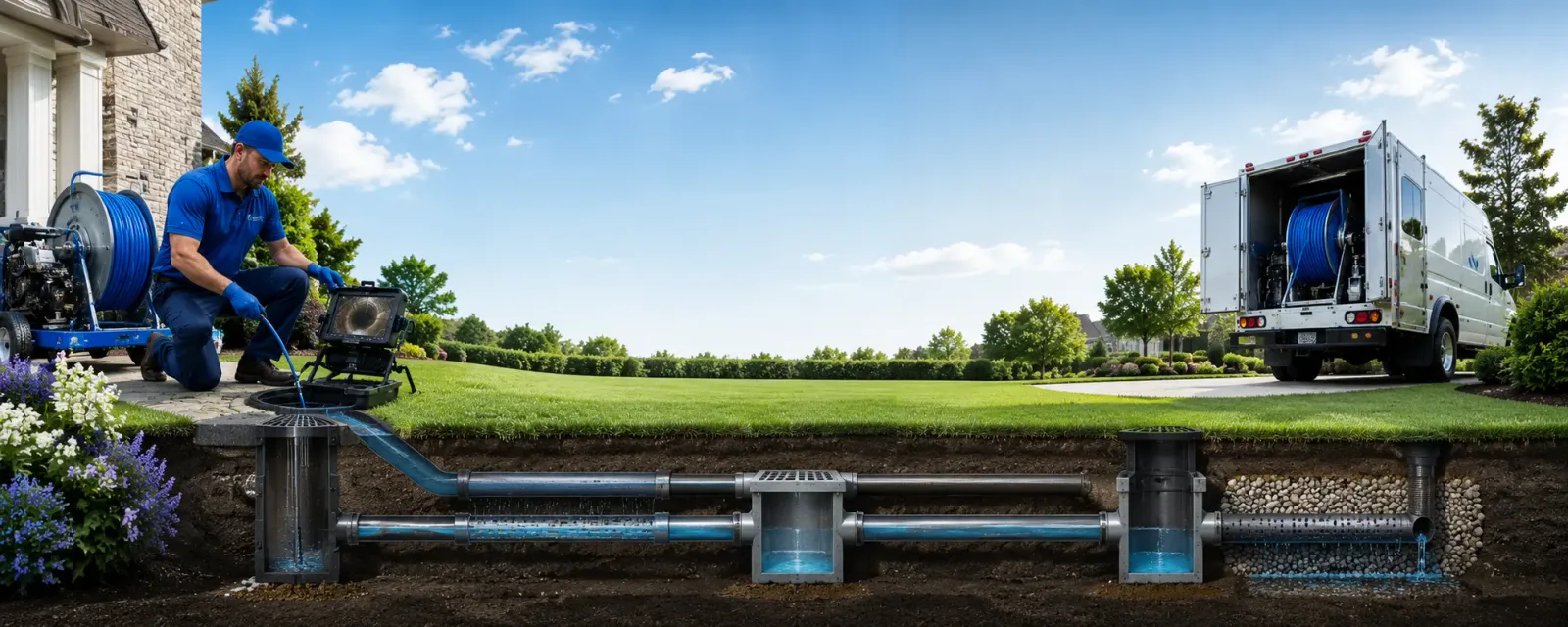 Outdoor drain cleaning information for Gheens, LA