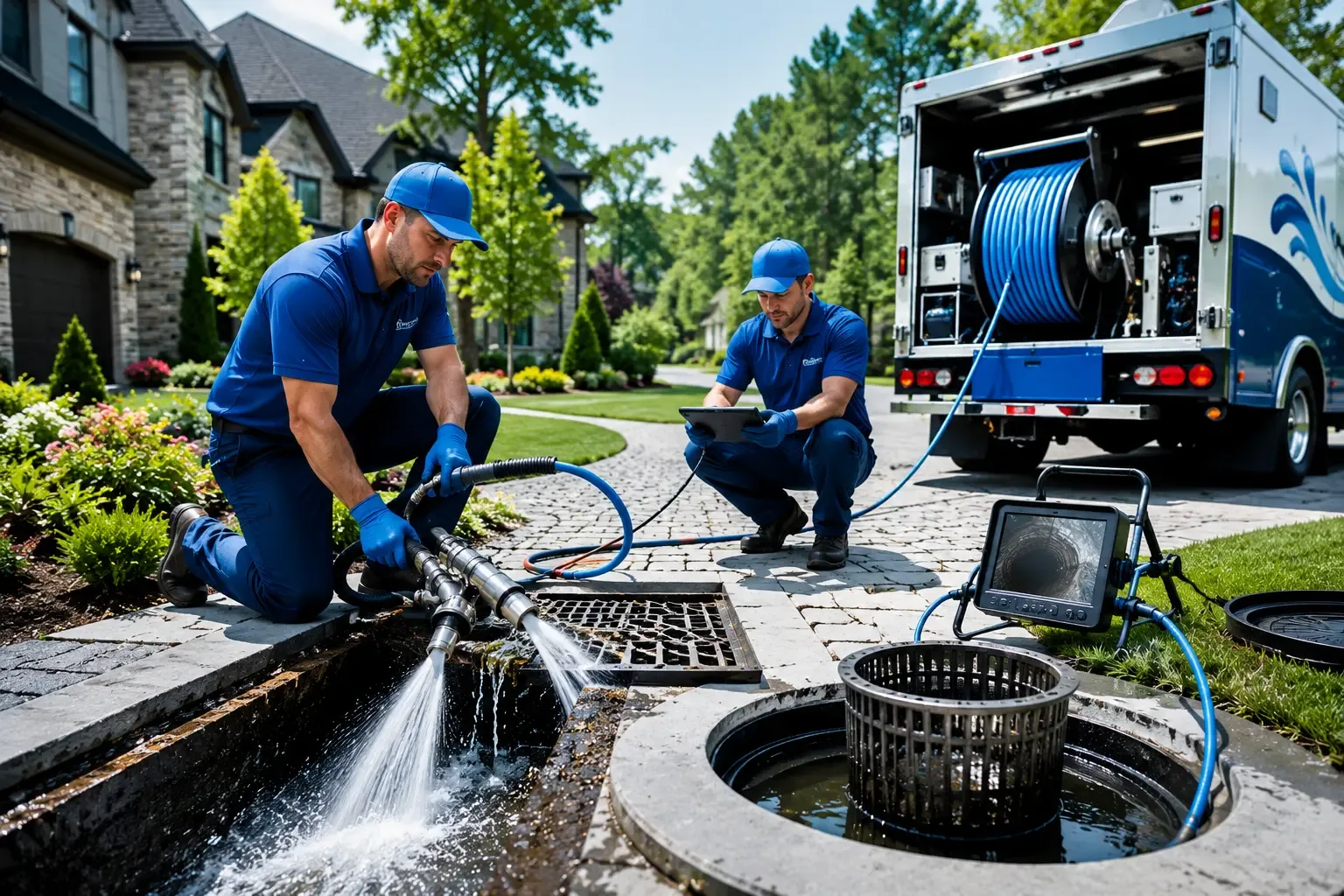 Local outdoor drain cleaning professionals in Gheens, LA